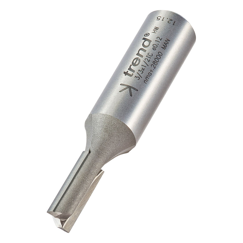 Trend Two Flute Cutter 7mm Diameter Heavy Duty Tool