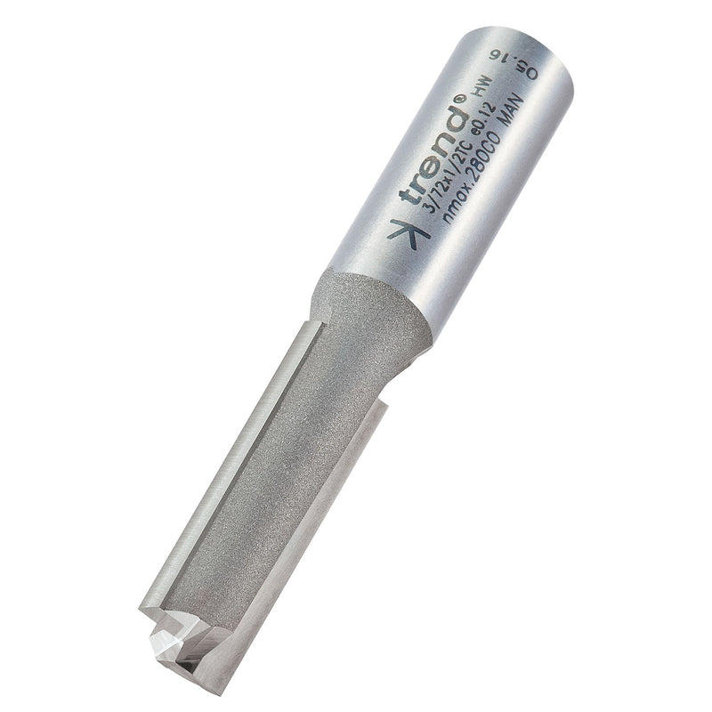 Trend 3/72X1/2TC Two Flute Cutter 12mm