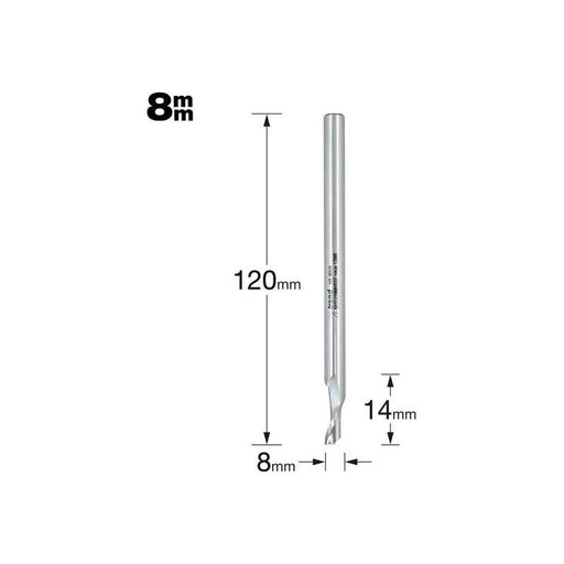 Trend 50/51 x 8mm HSSE Helical Plunge Bit 8mm Trend - RockBottom Northampton