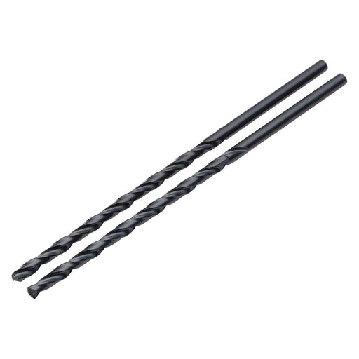 Draper Black HSS Long Drill Bit 4.0 x 119mm (Pack of 2) Draper - Town Tools