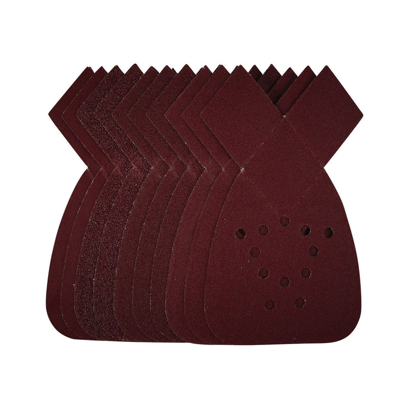 Draper Detail Sanding Sheets with Hook and Loop, 140mm, Assorted Grit, SSD4 (Pac Draper - Town Tools 