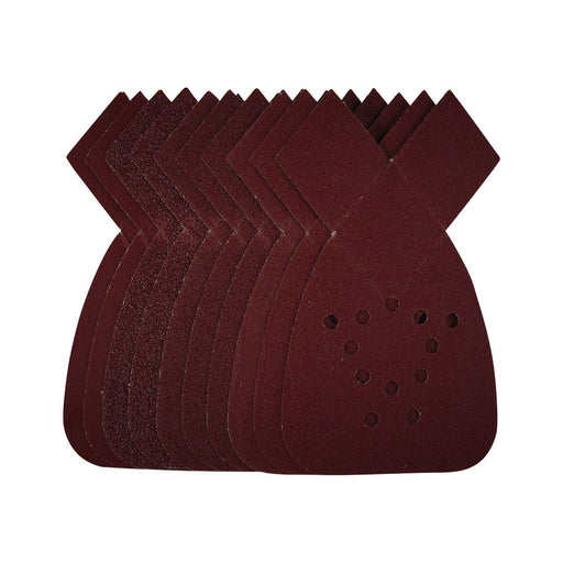 Draper Detail Sanding Sheets with Hook and Loop, 140mm, Assorted Grit, SSD4 (Pac Draper - Town Tools 