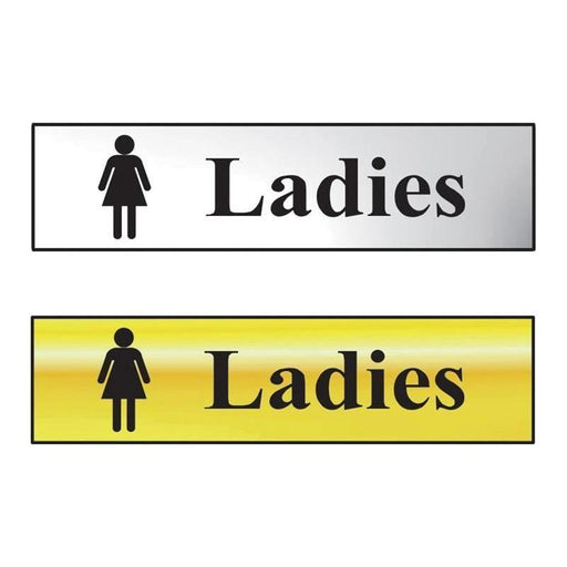 Scan Ladies - Polished Chrome Effect 200 x 50mm Scan - RockBottom Nothampton