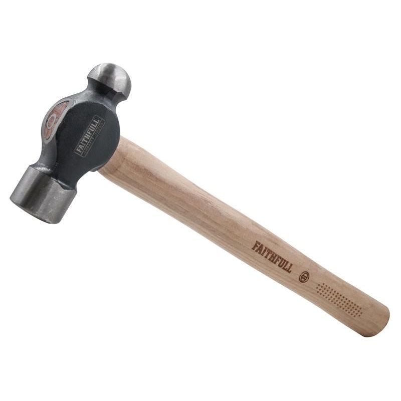 Faithfull Ball Pein Hammer FSC Hickory 1.361kg (3 lb) Faithfull - RockBottom Northampton