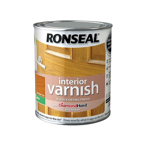 Ronseal Interior Varnish Quick Dry Matt Antique Pine 250ml Ronseal - RockBottom Nothampton