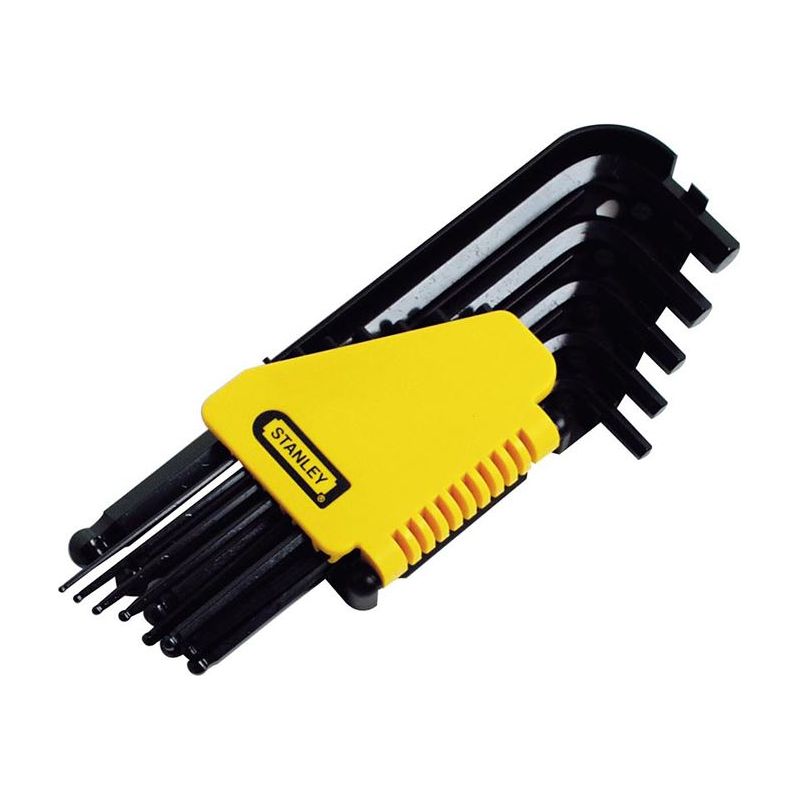 Stanley® Hand Tools Imperial Ball End Hexagon Key Set, 12 Piece (1/16 - 3/8in) STANLEY® Hand Tools - RockBottom Nothampton