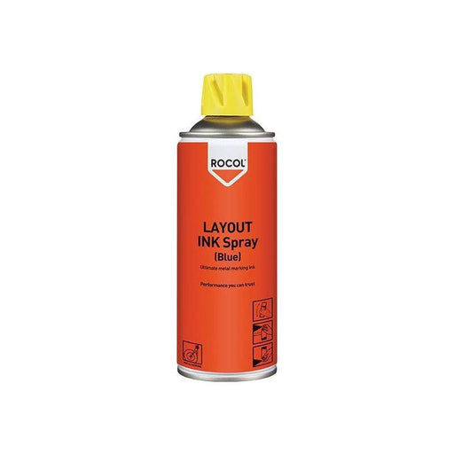 Rocol LAYOUT INK Spray Blue 400ml ROCOL - RockBottom Nothampton