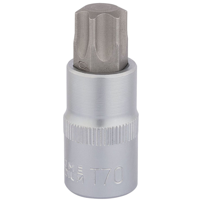 Draper TX-STAR Socket Bit, 1/2" Sq. Dr., T70 x 55mm 16325 Draper - Town Tools 