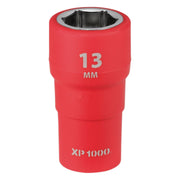 Draper XP1000 VDE Socket, 1/4" Sq. Dr., 13mm Draper - Town Tools