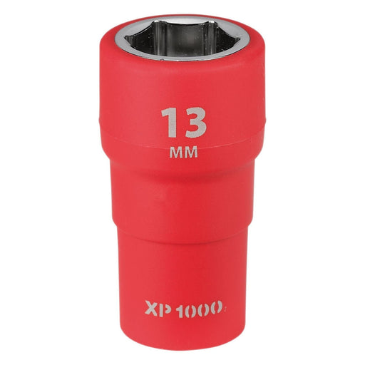 Draper XP1000 VDE Socket, 1/4" Sq. Dr., 13mm Draper - Town Tools