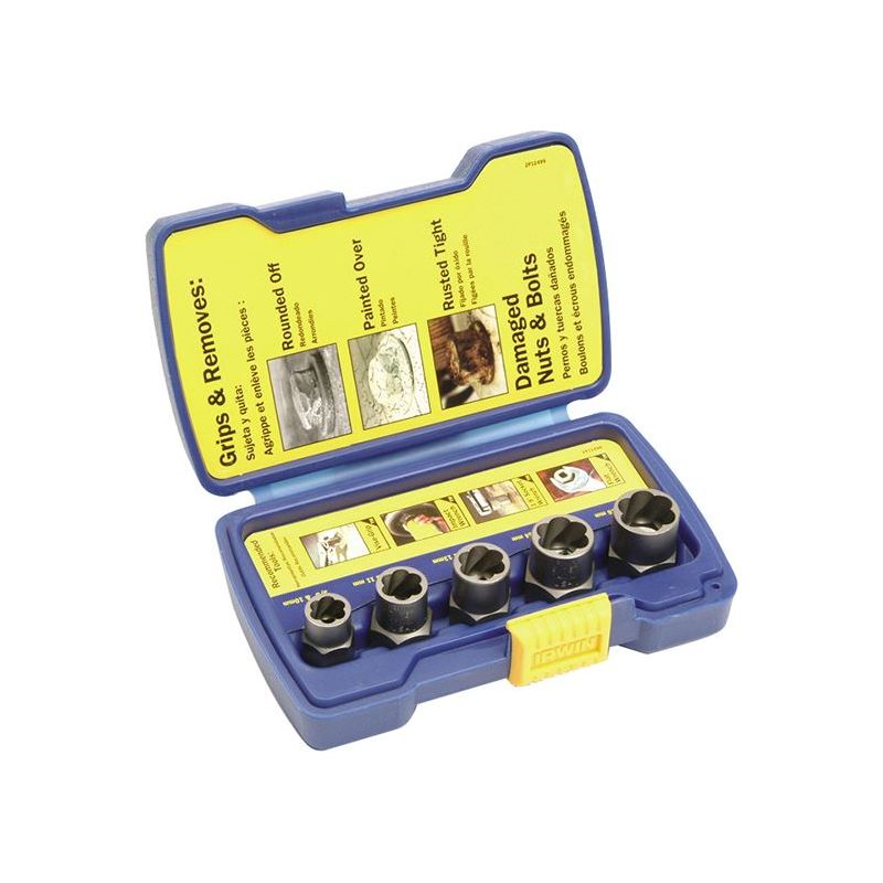 Irwin® Bolt Grip Fastener Remover Base Set, 5 Piece IRWIN® - RockBottom Northampton