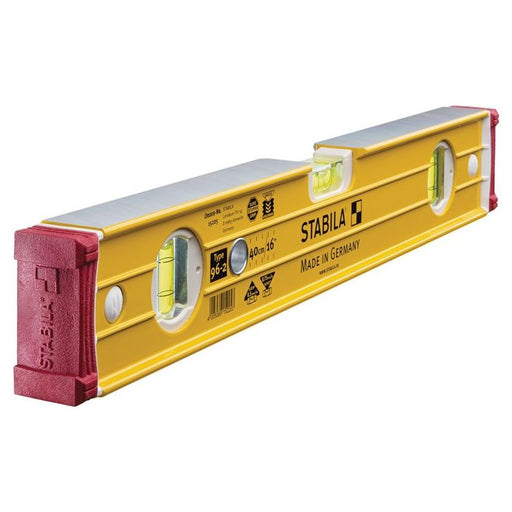 Stabila 96-2-40 Spirit Level 3 Vial 15225 40cm Stabila - RockBottom Nothampton