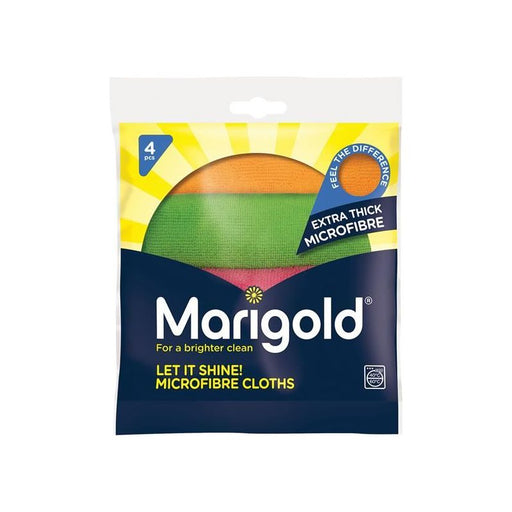 Marigold Let It Shine! Microfibre Cloths x 4 Marigold - RockBottom Northampton