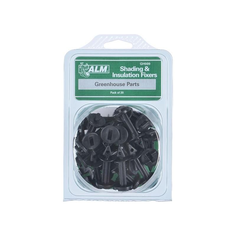 Alm Manufacturing GH009 Shading/Insulation Fixers Pack of 20 ALM Manufacturing - RockBottom Northampton 