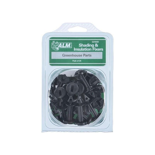 Alm Manufacturing GH009 Shading/Insulation Fixers Pack of 20 ALM Manufacturing - RockBottom Northampton 