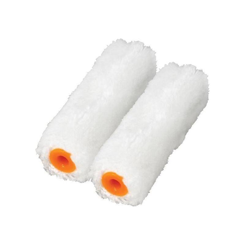 Faithfull Medium Pile Mini Roller Refills 100mm (4in) Pack of 2 Faithfull - RockBottom Northampton
