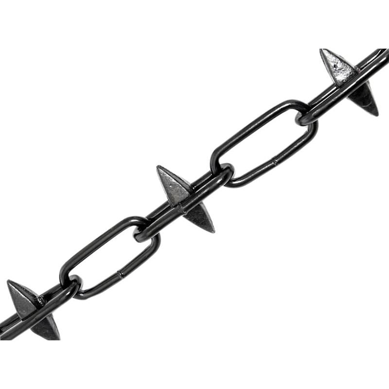 Faithfull Spike Chain Black Japanned 6mm x 5m Box - Max. Load 250kg Faithfull - RockBottom Northampton