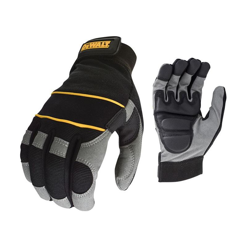 Dewalt Power Tools Power Tool Gel Gloves Black/Grey - Large DeWALT Power Tools - RockBottom Northampton
