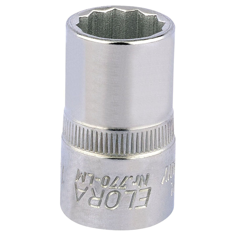Draper Elora Bi-Hexagon Socket, 1/2" Sq. Dr., 15mm 24608 Draper - Town Tools 