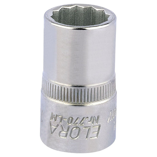 Draper Elora Bi-Hexagon Socket, 1/2" Sq. Dr., 15mm 24608 Draper - Town Tools 
