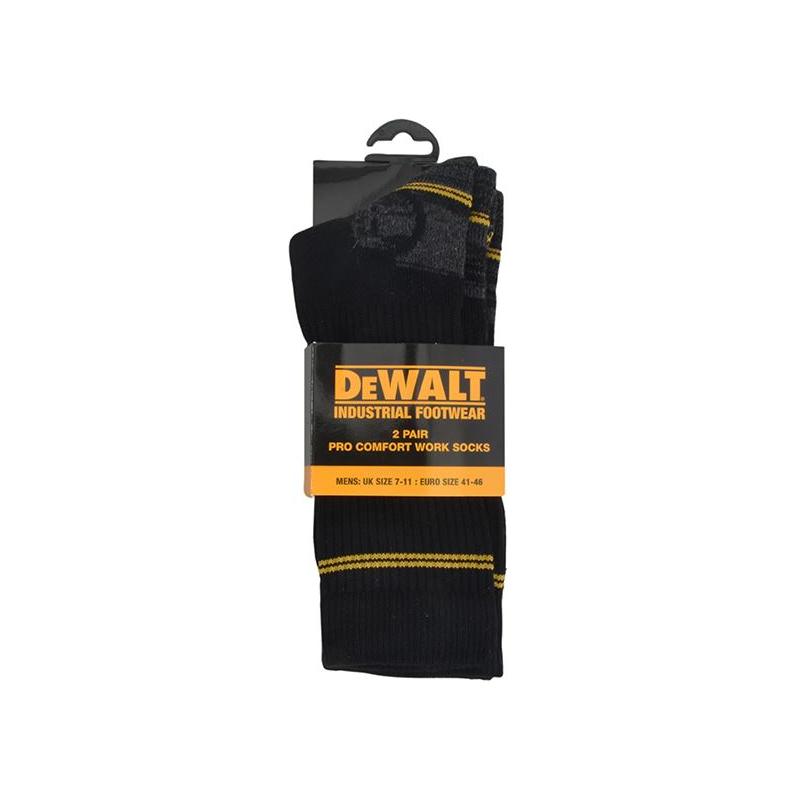 Dewalt Power Tools Pro Comfort Work Socks (Pack 2 Pairs) DeWALT Power Tools - RockBottom Northampton