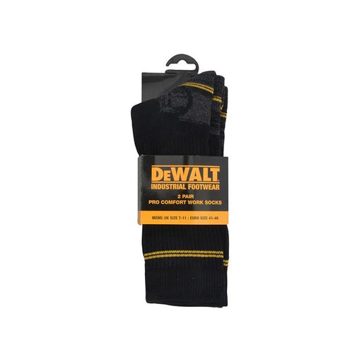 Dewalt Power Tools Pro Comfort Work Socks (Pack 2 Pairs) DeWALT Power Tools - RockBottom Northampton