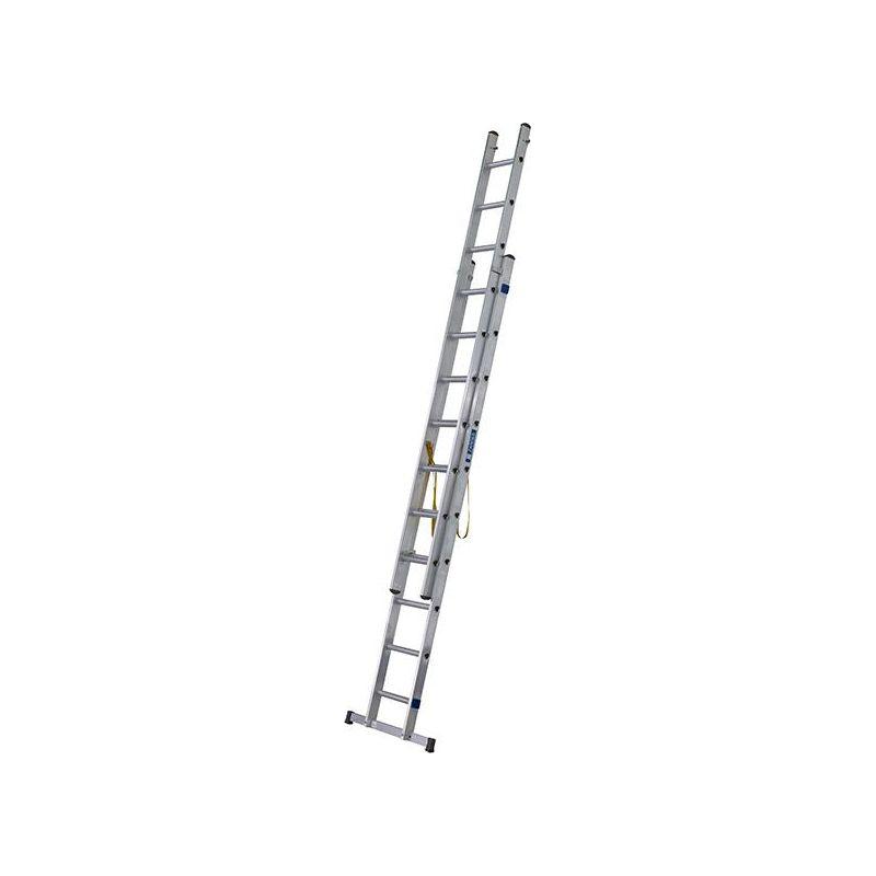 Zarges D-Rung Combination Ladder 2-Part 2 x 10 Rungs Zarges - RockBottom Northampton