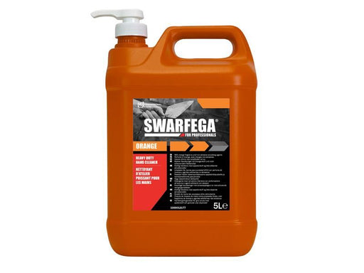 Swarfega Orange Hand Cleaner Pump Bottle 5 litre Swarfega� - RockBottom Nothampton