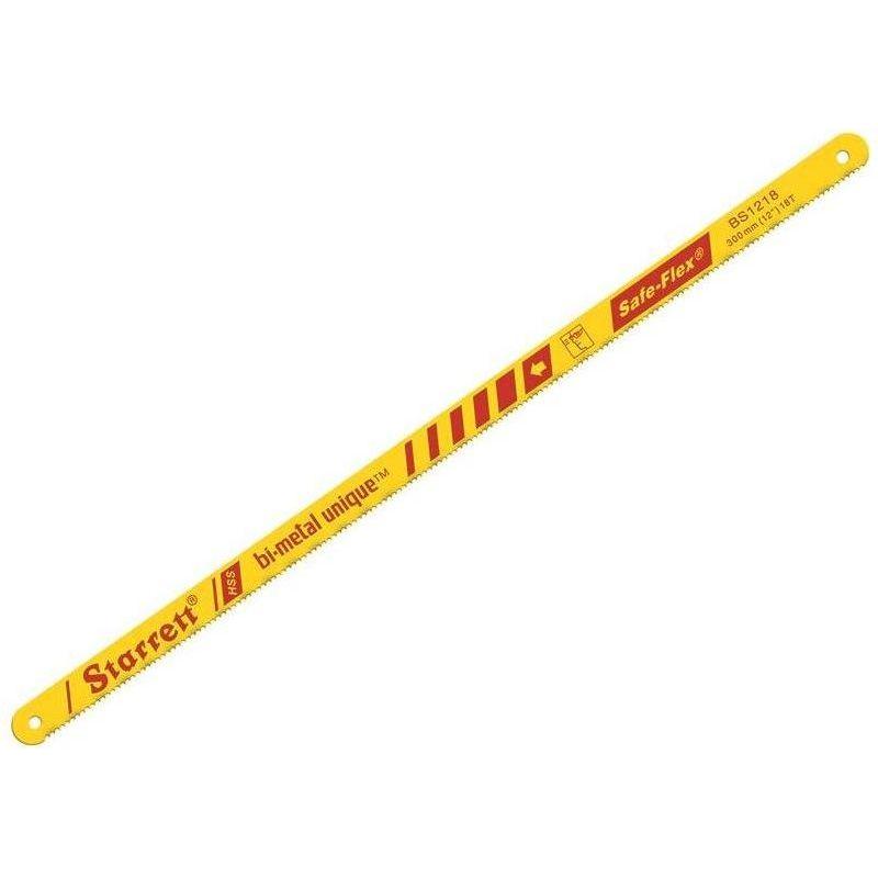 Starrett Bi-Metal Unique Safe-Flex Hacksaw Blades 300mm (12in) x 24 TPI Pack 100 Starrett - RockBottom Nothampton