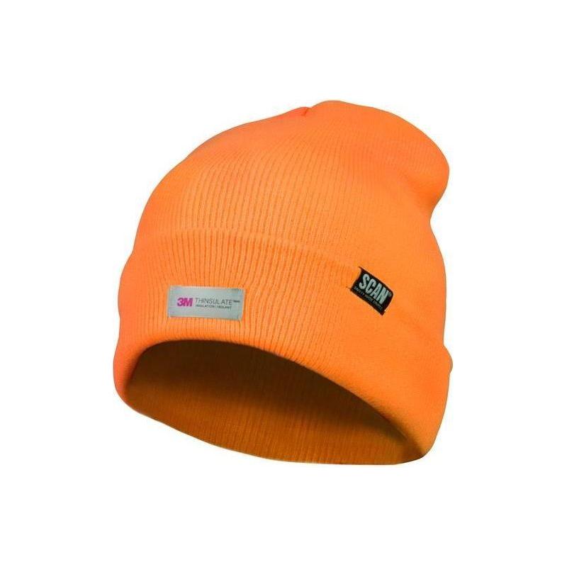 Scan Hi-Vis Beanie Hat Orange Scan - RockBottom Nothampton