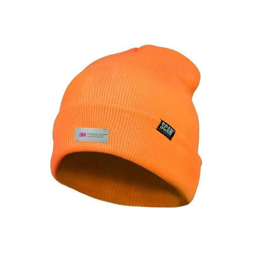 Scan Hi-Vis Beanie Hat Orange Scan - RockBottom Nothampton