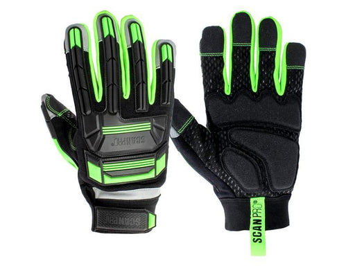 Scan Anti Impact Synthetic Leather & Polymer Gloves - XL (Size 10) Scan - RockBottom Nothampton