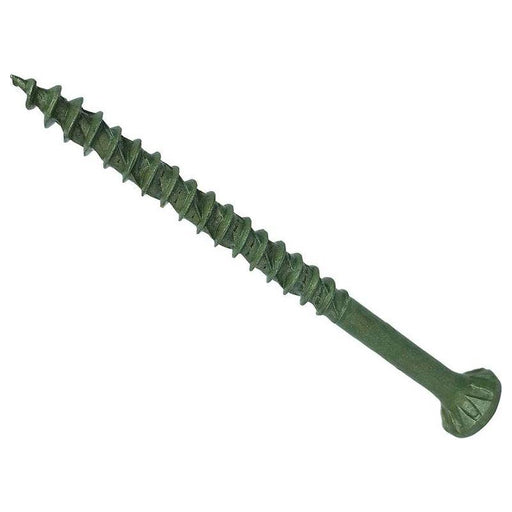 Forgefix ForgeFast TORX® Compatible Decking Screws CSK Green 4.5x50 T25 Tub 600 ForgeFix - RockBottom Northampton
