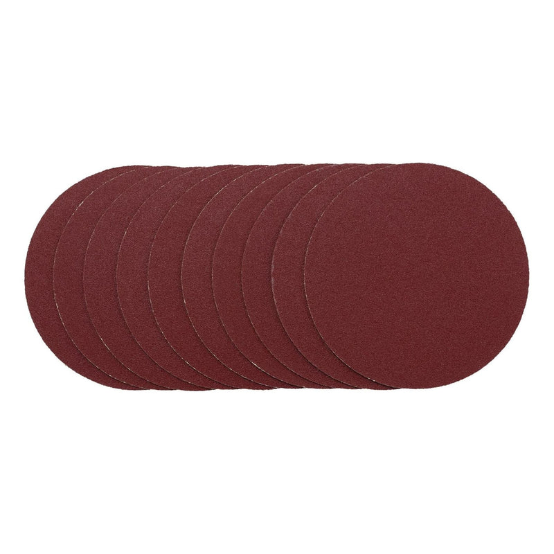 Draper Sanding Discs, 125mm, Hook & Loop, 120G (Pack of 10) 02695 Draper - Town Tools 