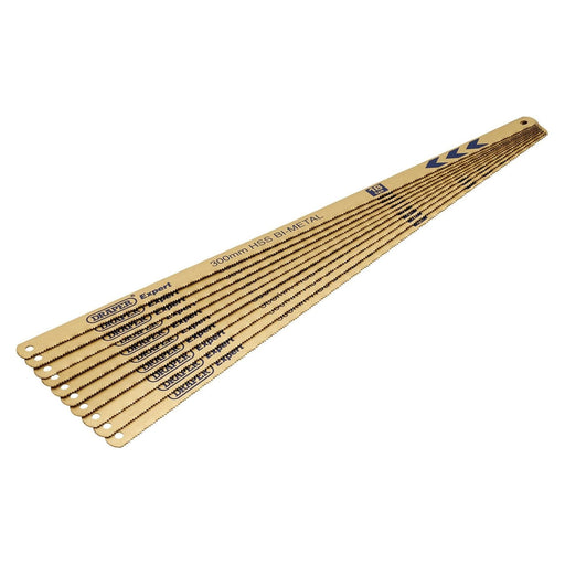 Draper Draper Expert Bi-metal Hacksaw Blades, 300mm, 18tpi (Pack of 10) Draper - Town Tools