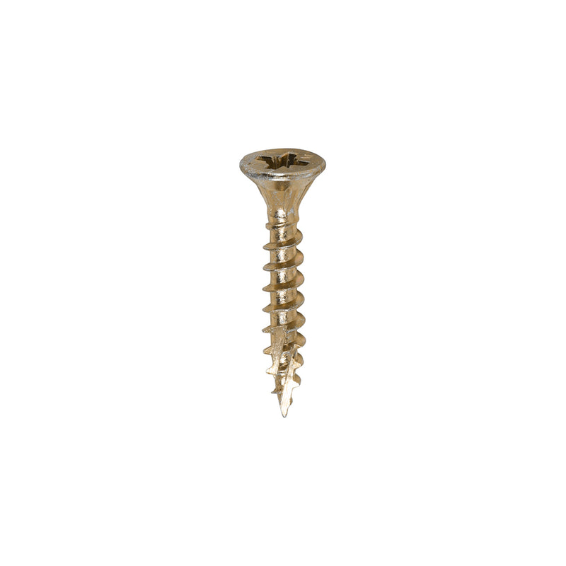 TIMCO C2 Strong-Fix Multi-Purpose Premium Countersunk Gold Woodscrews — Box