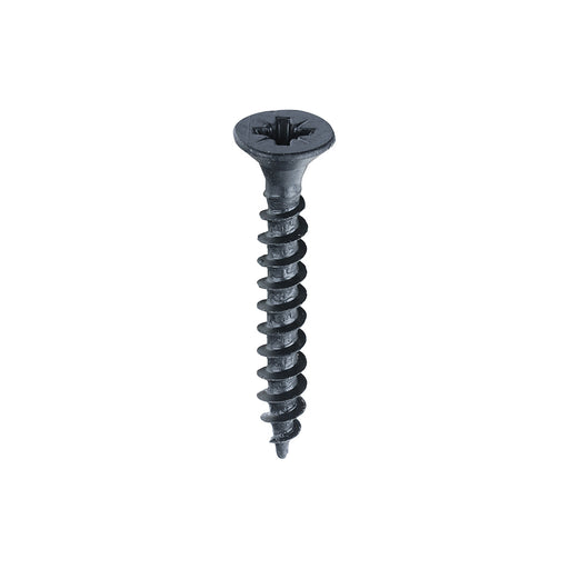 TIMCO Countersunk Black Organic Woodscrews — Trade Pack