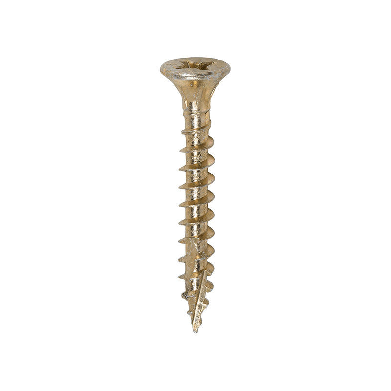 TIMCO C2 Strong-Fix Multi-Purpose Premium Countersunk Gold Woodscrews — Box