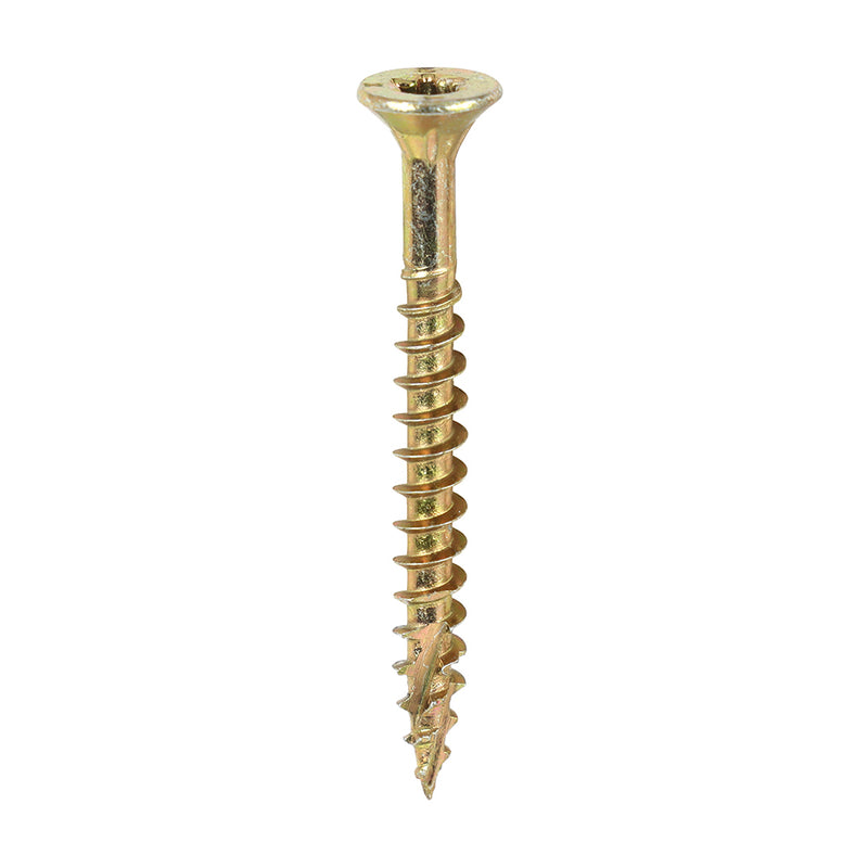 TIMCO C2 Clamp-Fix Multi-Purpose Premium Countersunk Gold Woodscrews — Tub