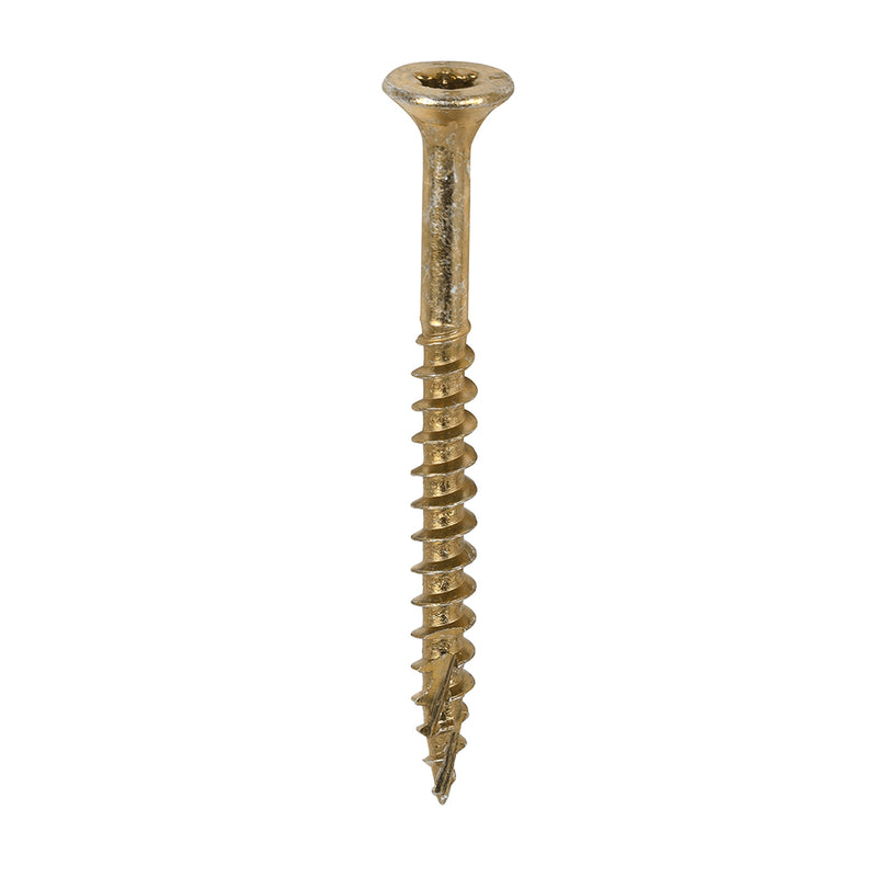 TIMCO C2 Clamp-Fix Multi-Purpose Premium Countersunk Gold Woodscrews — Box