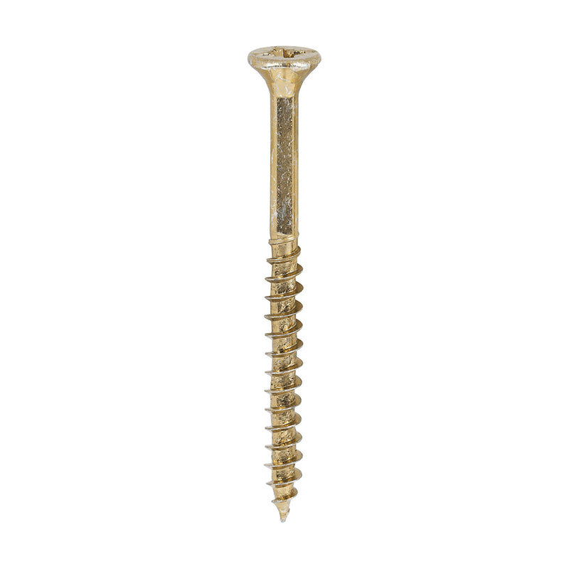 TIMCO Velocity Premium Multi-Use Countersunk Gold Woodscrews — Box