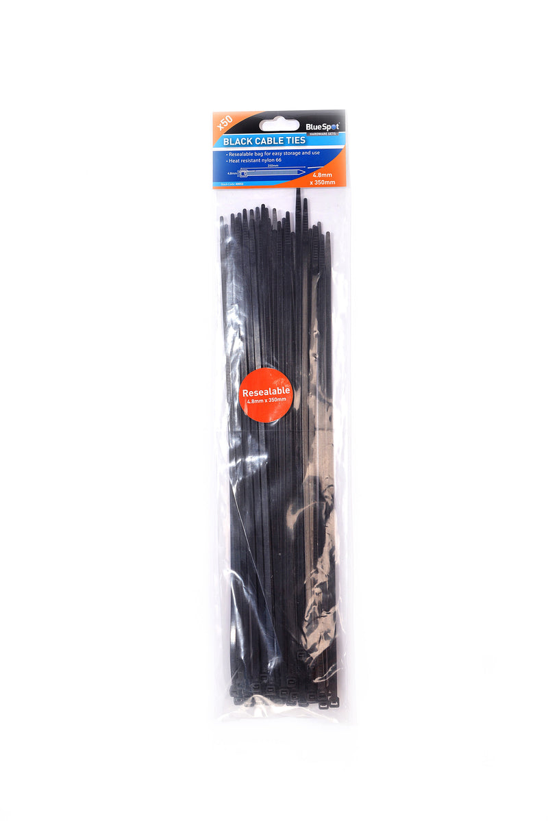 Blue Spot Tools 50 PCE Black Cable Ties