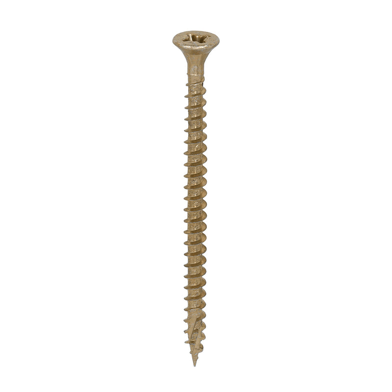 TIMCO C2 Strong-Fix Multi-Purpose Premium Countersunk Gold Woodscrews — Box