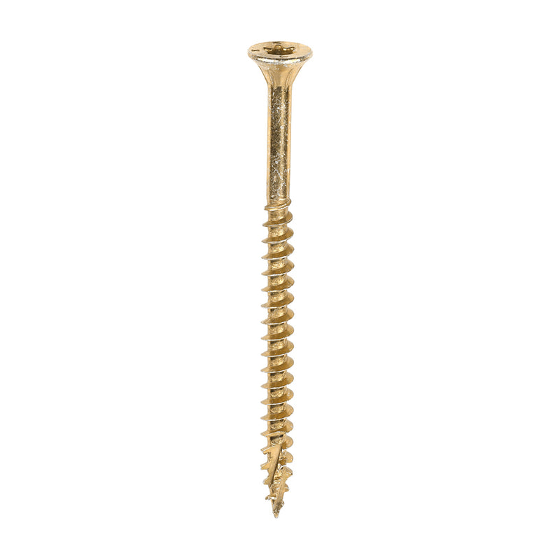 TIMCO C2 Clamp-Fix Multi-Purpose Premium Countersunk Gold Woodscrews — Box