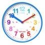 Acctim Wickford Kids Time Teach Clock 20cm Blue