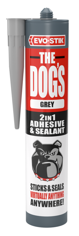 Evo-Stik The Dog's 2 In 1 Adhesive & Sealant 290ml Grey