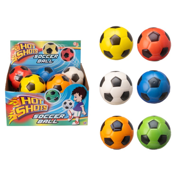 Hot Shots PU Soccer Ball 4" Assorted Colours Available