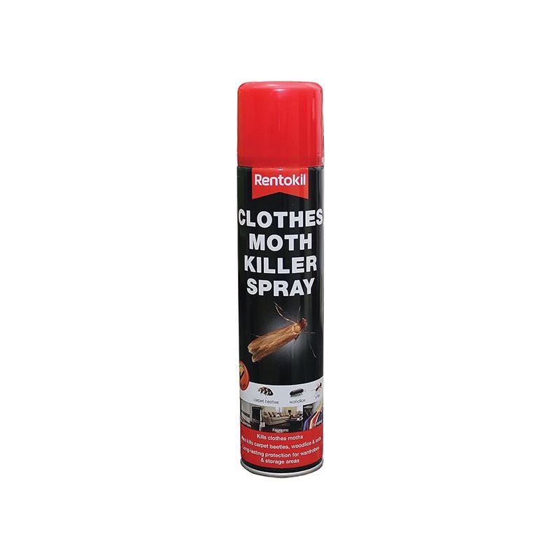 Rentokil Clothes Moth Killer Spray 300ml Rentokil - RockBottom Nothampton