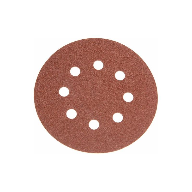 Faithfull Hook & Loop Sanding Disc DID3 Holed 125mm x 40G (Pack 25) Faithfull - RockBottom Northampton