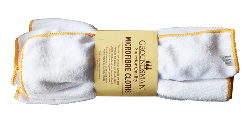 Groundsman Microfibre Cleaning Cloth 35 x 35cm Pack 4